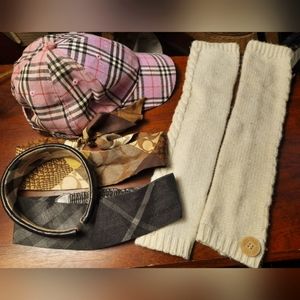 Burberry Headbands and Hat/Including UGGS Arm Warmers